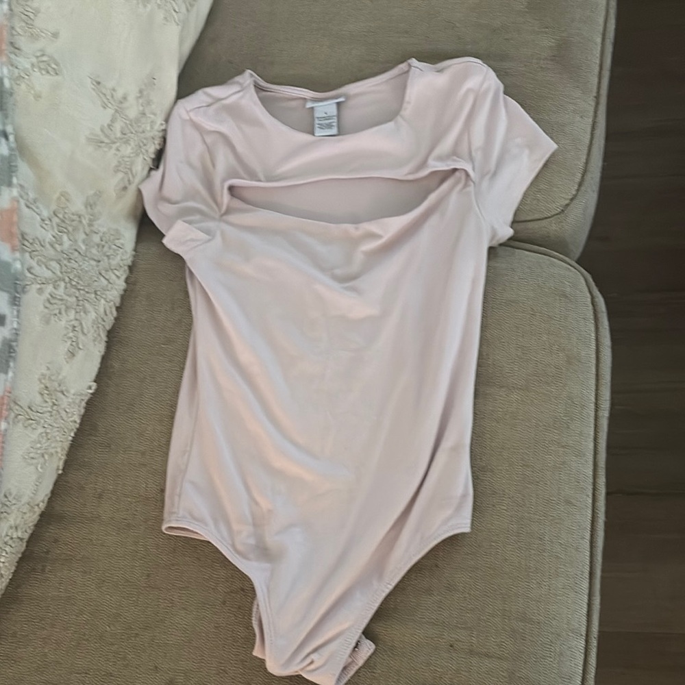 Light Pink Short Sleeve Bodysuit